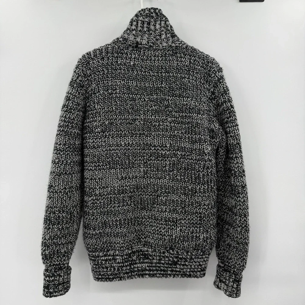 Men's Superdry fleece lined wool blend cardigan heavyweight size xxl